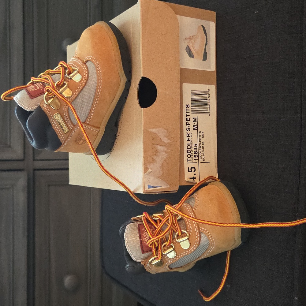 Timberland Toddler Boots - Tan and Black